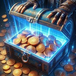 Chest of Zeta coins